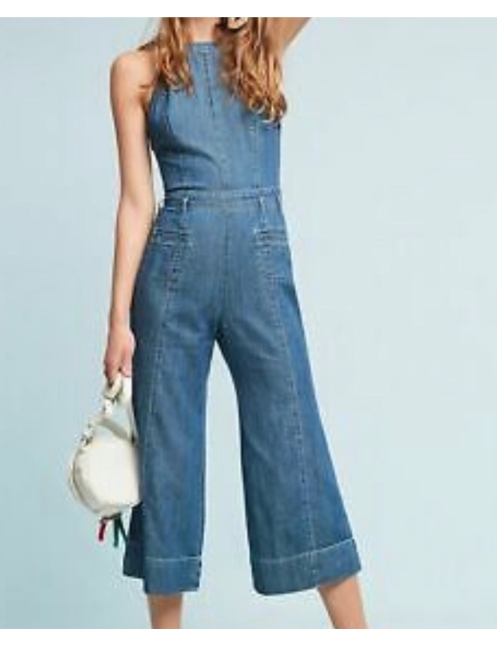 ANTHROPOLOGIE Pilcro Femme Denim Jumpsuit • Size 0 - Picture 12 of 13